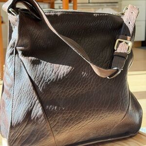 Coccinelle Brown Leather Shoulder Bag